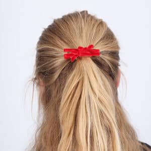 ⁦זוג סיכות פפיוני קטיפה דגם 1340⁩ – תמונה ⁦5⁩