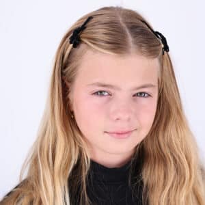 ⁦זוג סיכות פפיוני קטיפה דגם 1340⁩ – תמונה ⁦6⁩