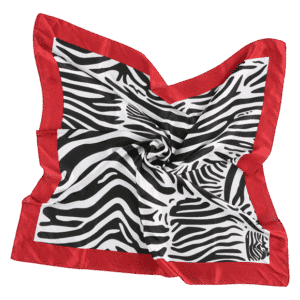 ⁦מטפחת דגם זברה⁩ – תמונה ⁦2⁩