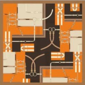 ⁦מטפחת משי דו צדדי דגם 30161⁩ – תמונה ⁦2⁩