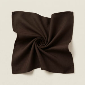 ⁦מטפחת חלקה גווני חום⁩ – תמונה ⁦3⁩